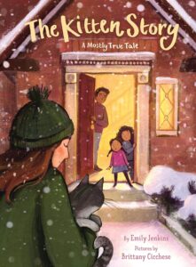 Book Cover The Kitten Story by Emily Jenkins illustrated by Brittany Cicchese