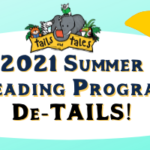 Summer Reading Program Details Image with various animal tails