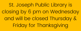 Library Closing for Thanksgiving