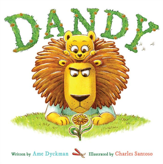 book cover with lion dad and cub